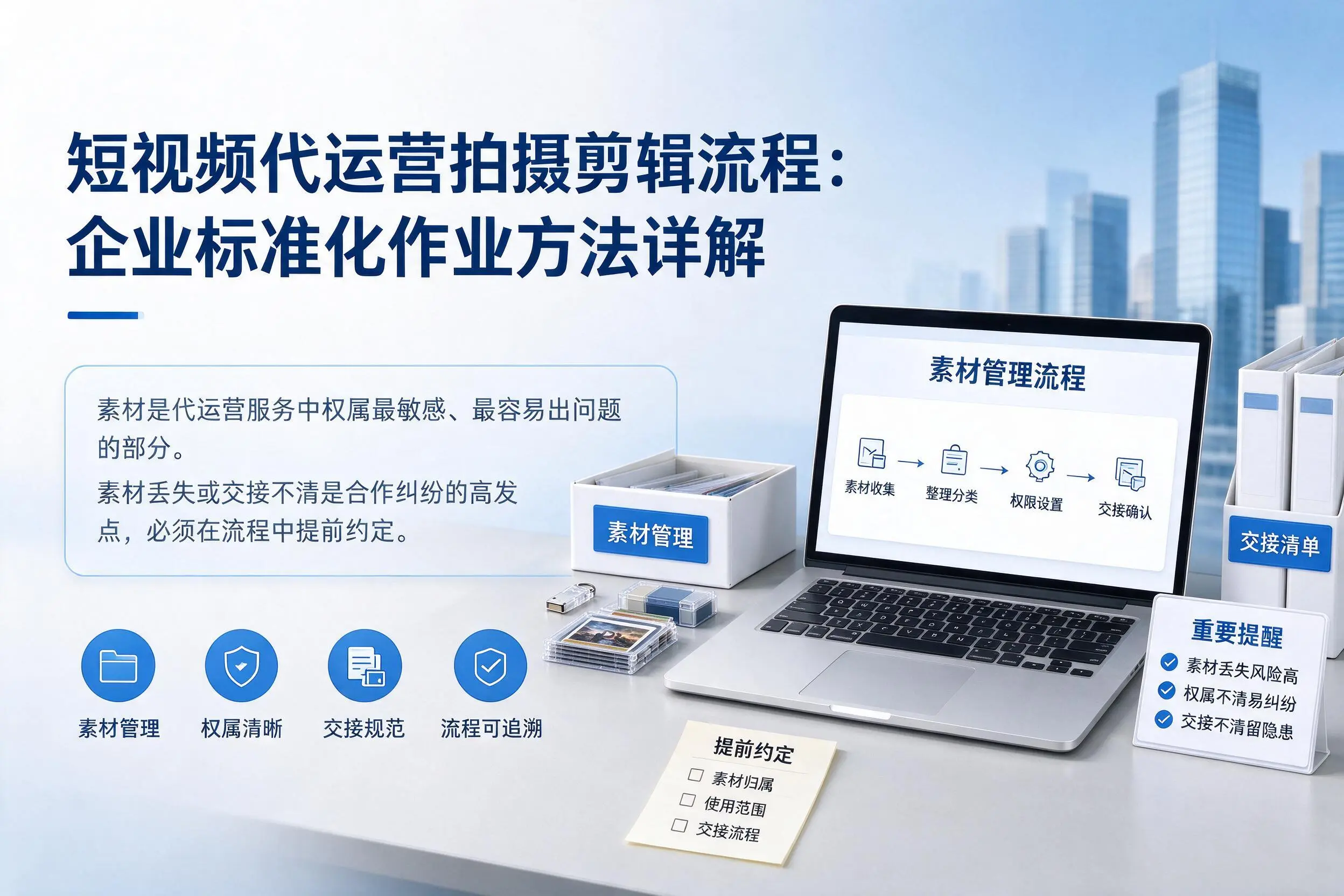 短视频代运营拍摄剪辑流程：葫芦岛企业标准化作业方法详解