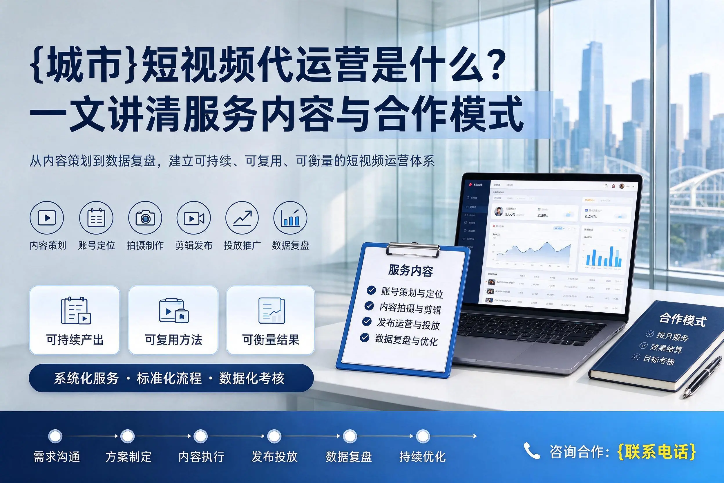 葫芦岛短视频代运营是什么?一文讲清服务内容与合作模式