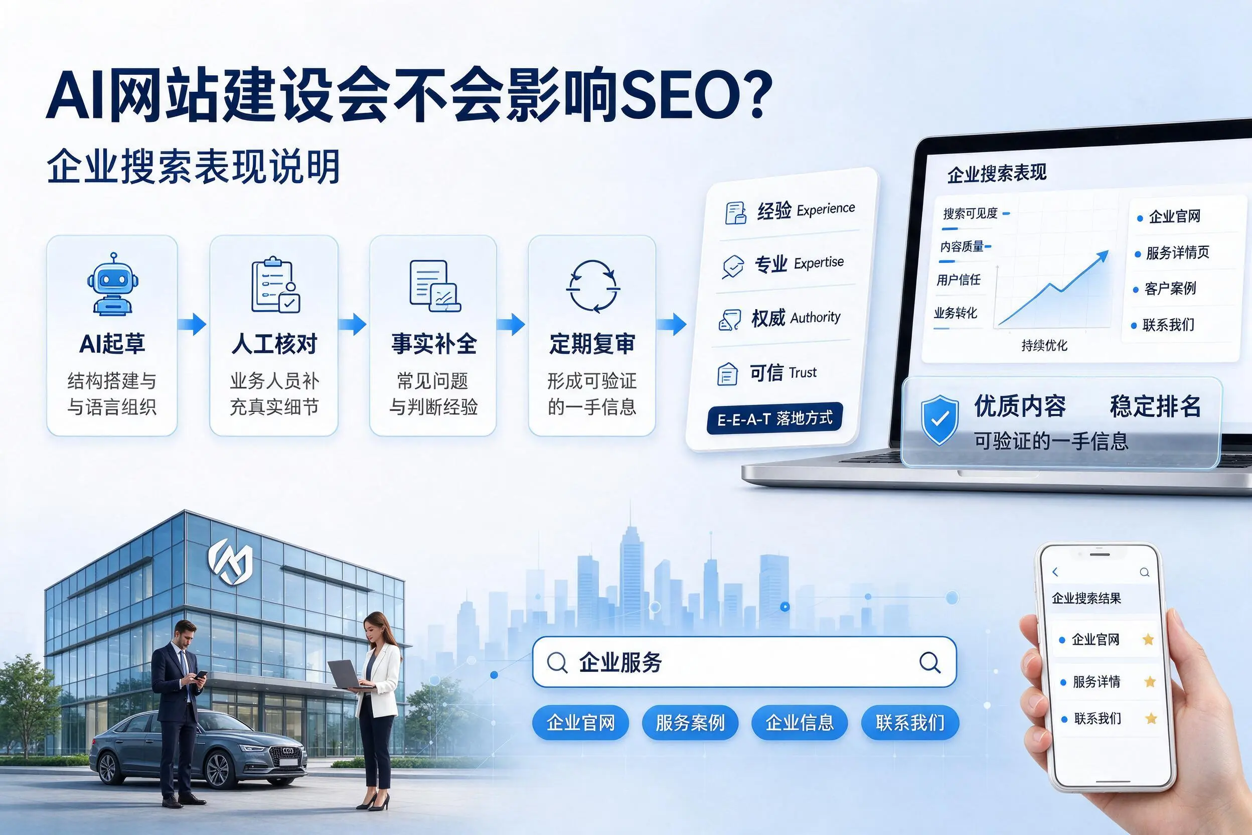 AI网站建设会不会影响SEO？葫芦岛企业搜索表现说明